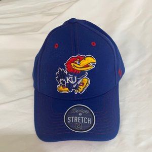 Kansas Jayhawks Stretch Fit Hat size M New